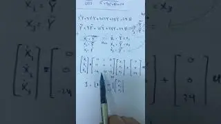 Conversion from transfer function to state space : case 1