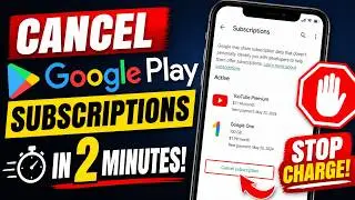 how to cancel subscription from google play store