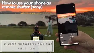How to use phone as a remote shutter for sony cameras | Week 7 of 52 weeks photography challenge |