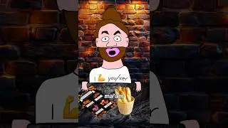 he tried to order WHAT?! #vegan #meat #animation #steak #funnycartoon