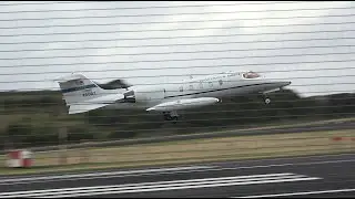 Crosswind Challenge ✈️ C-21A USAF Touch-and-Go Aborted
