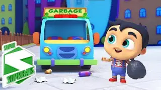 Ruote del Camion della Spazzatura Musica | Raccolta di Canzoni dei Cartoni Animati