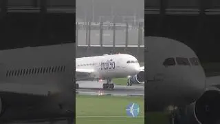 Rain Pouring, Still Butter! IndiGo 787-9 Smooth Landing!