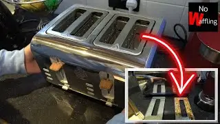 How to Clean Out Crumb Trays on Swan 4 Slice Nordic Style Toaster - Beginners guide