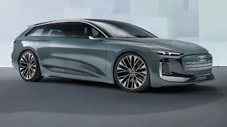 Audi A6  Avant e-tron (2022) обзор шикарного универсала