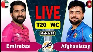 UAE vs AFGHANISTAN LIVE CRICKET MATCH TODAY