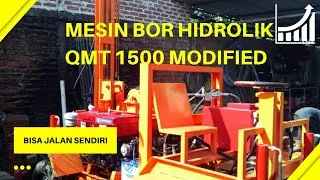 Mesin bor hidrolik paling Murah dan Canggih. cukup 2 kru !!