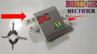How make a Bridge Rectifier at home! bridge rectifier gher per kaise banaye! #bridge ractifier