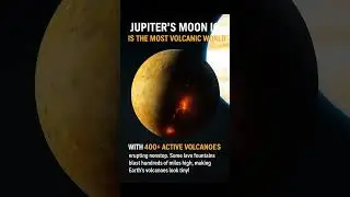 🌌 A Moon With 400 Active Volcanoes?! That&rsquo;s INSANE! 🌋 #DidYouKnow #space #nasa