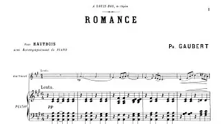 2 Pi&egrave;ces for Oboe and Piano, Romance - Philippe Gaubert