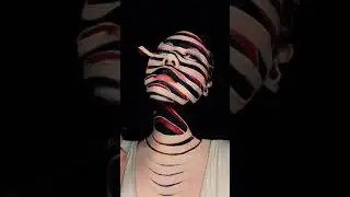 Mimi Choi 💙 🤪 #makeup #facepaint #mimles #painting #spiral #trippy #illusion #illusionmakeup #art