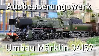 Ausbesserungswerk M&auml;rklin H0 Baureihe 52 34157 SNCF 150Y17 ex-DELTA ESU LOKSOUND5