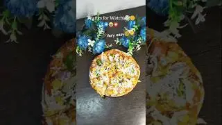 Craving for pizza? 🍕🔥 Try this easy homemade pizza recipe!😋#pizza #FoodieFram #Recipe #Shorts