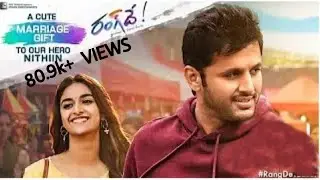 RANGDE TEASER // Nitiin // keerthy suresh // #Rangdeteaser
