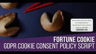 Fortune Cookie Consent Policy Javascript Script