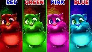 MY Talking Tom -- Watermelon Eating -- Funny Colors Effects 71 🌶️😜🍉
