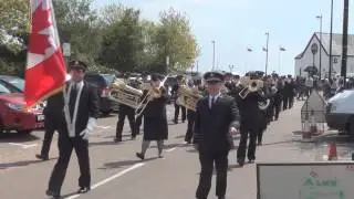 Marching around Cardiff Bay - North York Temple Band