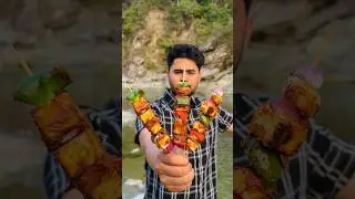Easy evening snack veg barbecue || Jungle cooking veg barbecue
