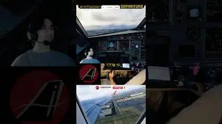 🛫AMSTERDAM TAKEOFF✅ #microsoftflightsimulator2024 #msfs2020 #flightsim #amsterdam #takeoff #vatsim