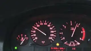 BMW e39 525d 0-100 163hp acceleration