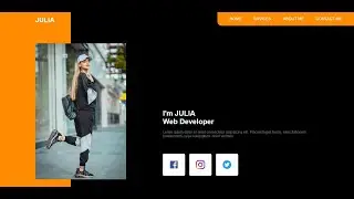 Personal Portfolio Website Using html and css only | How to create Personal Website #design #2022