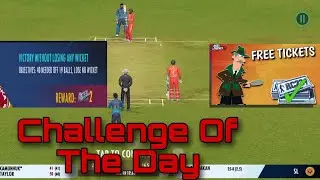 Rc 22 Free Ticket Daily Challenges//challenge Of The Day #realcricket22 #cricketlover #gamer