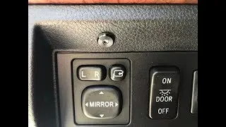 Installing Illuminated Light for Side Mirror Switches on 2016 Tundra - Video 1 of 3