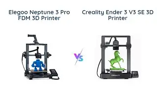 ELEGOO Neptune 3 Pro vs Creality Ender 3 V3 SE 🔥 Which 3D Printer is Better? 🤔