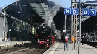 BR 01 202 Ausfahrt mit IGE Schnellzug in Olten
