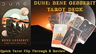Dune Bene Gesserit Tarot Deck Quick Flip Through
