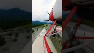 Landing on a very narrow runway (7m!) - Masera
