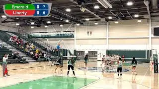 10-14-2025 Emerald vs Liberty Varsity set 1