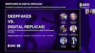 Webinar - DEEPFAKES VS. DIGITAL REPLICAS! - HAND (Human & Digital) -  25 Oct. 2024