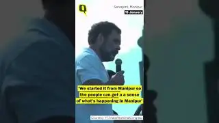 'Congress Fully Stands With Manipur': Rahul Gandhi on Day 2 of Bharat Jodo Nyay Yatra #shorts