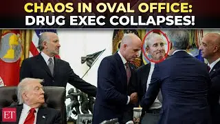 Trump presser ends in chaos as drug executive collapses; Dr Mehmet Oz rushes to help