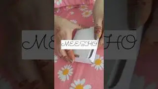 Salon Look at Home | Maroon Press-On Nails 💖#meesho#collabwithmeesho#meesho#youtubeshorts#shorts