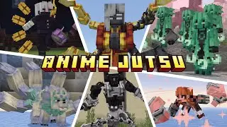Anime Jutsu Add-On  - Full Showcase | Minecraft Bedrock Add-Ons