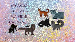 Guess Warrior Cat names with my mum! (Vid idea from @Blixemi)