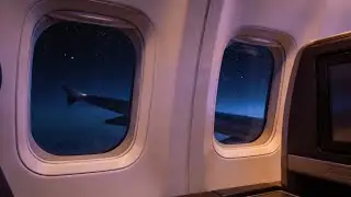 ✈️ 5 Hours Airplane Cabin White Noise | Night Flight Relaxation & Deep Sleep