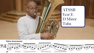 ATSSB Year E Этюд для тубы № 1 ре минор Бёме (Избранные этюды Voxman)