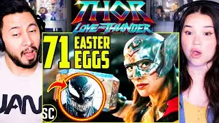 THOR LOVE AND THUNDER Trailer Breakdown REACTION! EASTER EGGS & Marvel Connection You Missed!