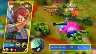 BEATRIX ONE SHOT ONE HIT | BEATRIX DAMAGE HACK - MLBB