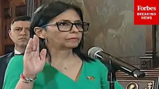 BREAKING NEWS: Delcy Rodr&iacute;guez Is Sworn In As Acting President Of Venezuela