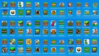 Crafting and Building, Minecraft, 100 Days Survival, BloxCraft, Block Crazy Vip 3D, Pixel Gun 3D