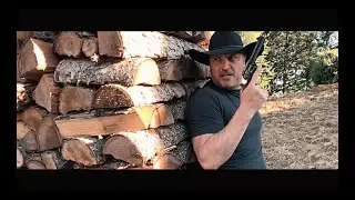 Movie guns!  AR15 vs Colt 1873 Single Action Army