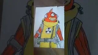 Here is my drawing of Blinky Fishstick skin #fortnite #drawing #fishstick #miniseasons #chapter6