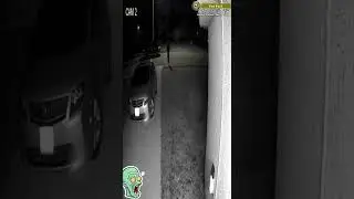 CCTV FOOTAGE: Mysterious Shadowy Figure Approaches Suburban Home (Unexplained)