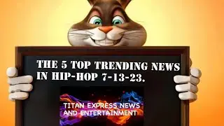 The 5 top trending news in hip-hop today.
