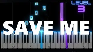 Save Me - Jelly Roll ft. Lainey Wilson - INTERMEDIATE Piano Tutorial