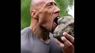 The Rock eating Rocks 🌋🍴👀 - AI GENERATED VIDEO